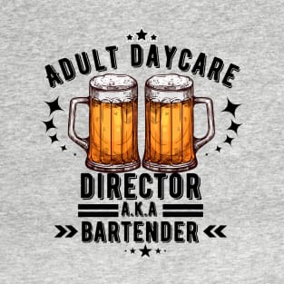 Funny Bartender Sayings Design T-Shirt